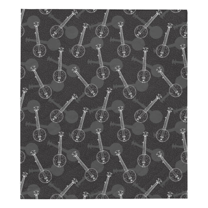 Banjo Pattern Print Design 03 Premium Quilt