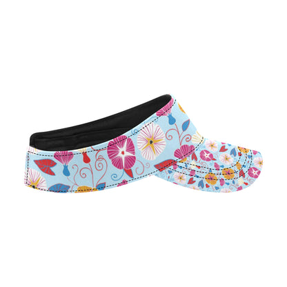 Morning Glory Pattern Print Design MG06 Unisex Sun Visor