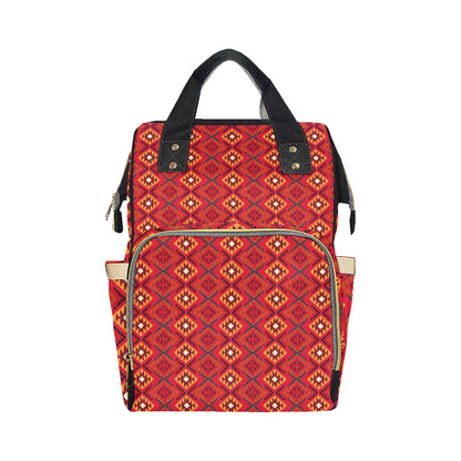 Aztec Pattern Print Design 06 Diaper Bag Backpack
