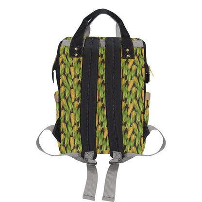 Agricultural Corn cob Print Diaper Bag Backpack