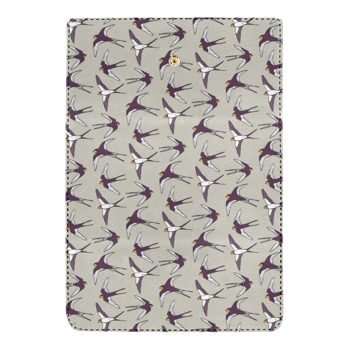 Swallow Bird Pattern Print Design 03 Women's Trifold Wallet