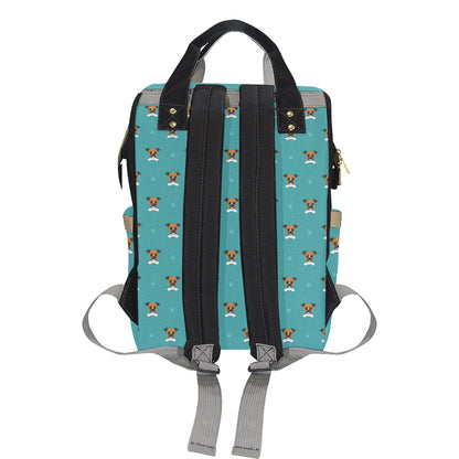 Boxers Pattern Print Design 03 Diaper Bag Backpack
