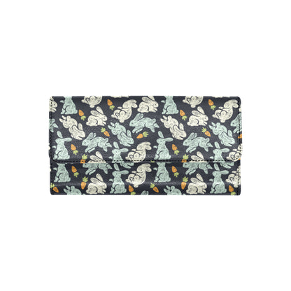 Bunny Pattern Print Design 04 Women's Trifold Wallet