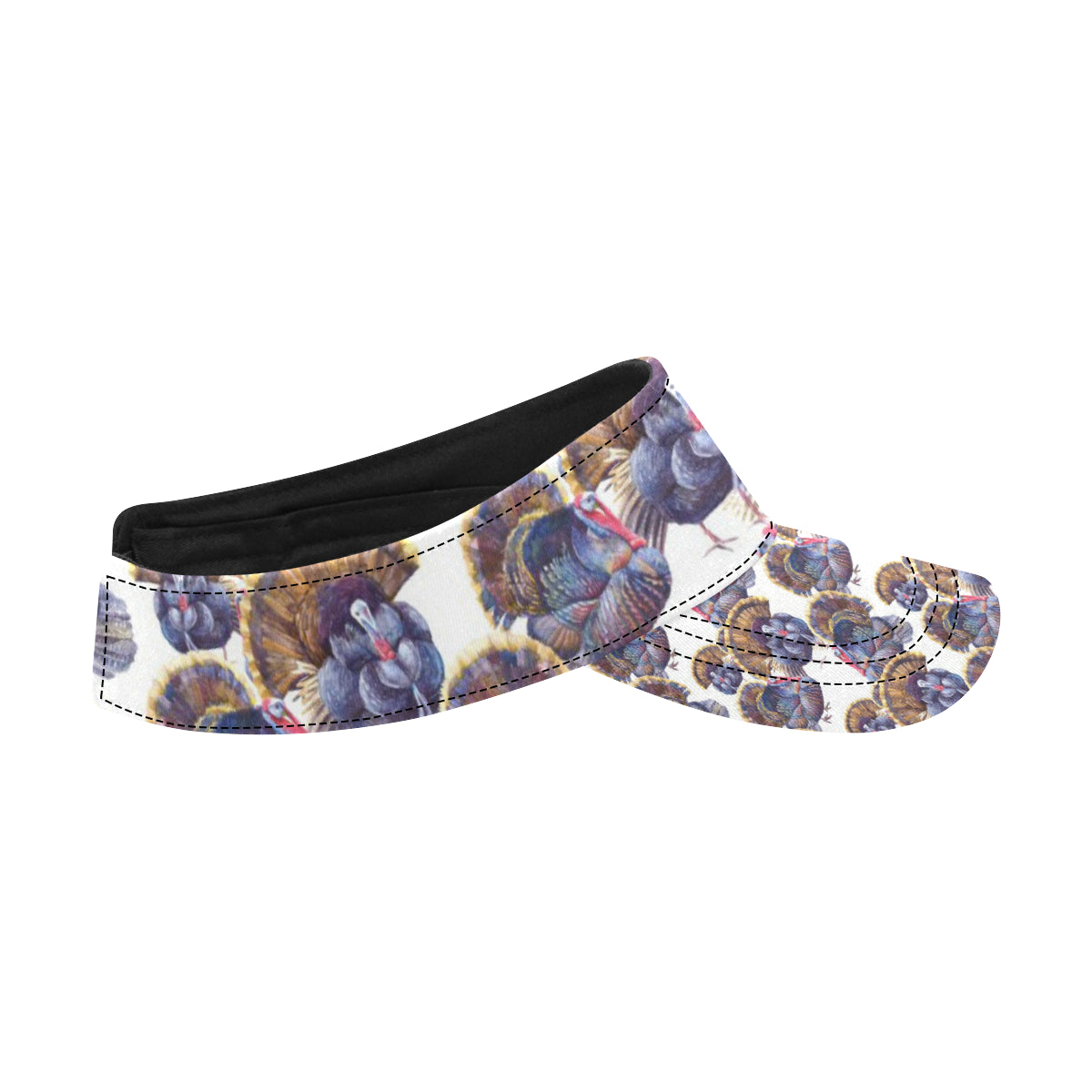 Turkey Pattern Print Design 01 Unisex Sun Visor