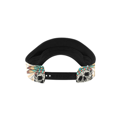 Indian Skull Pattern Unisex Sun Visor