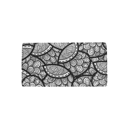 Polynesian Pattern Print Design A01 Women's Trifold Wallet