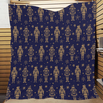 Nutcracker Pattern Print Design A05 Premium Quilt