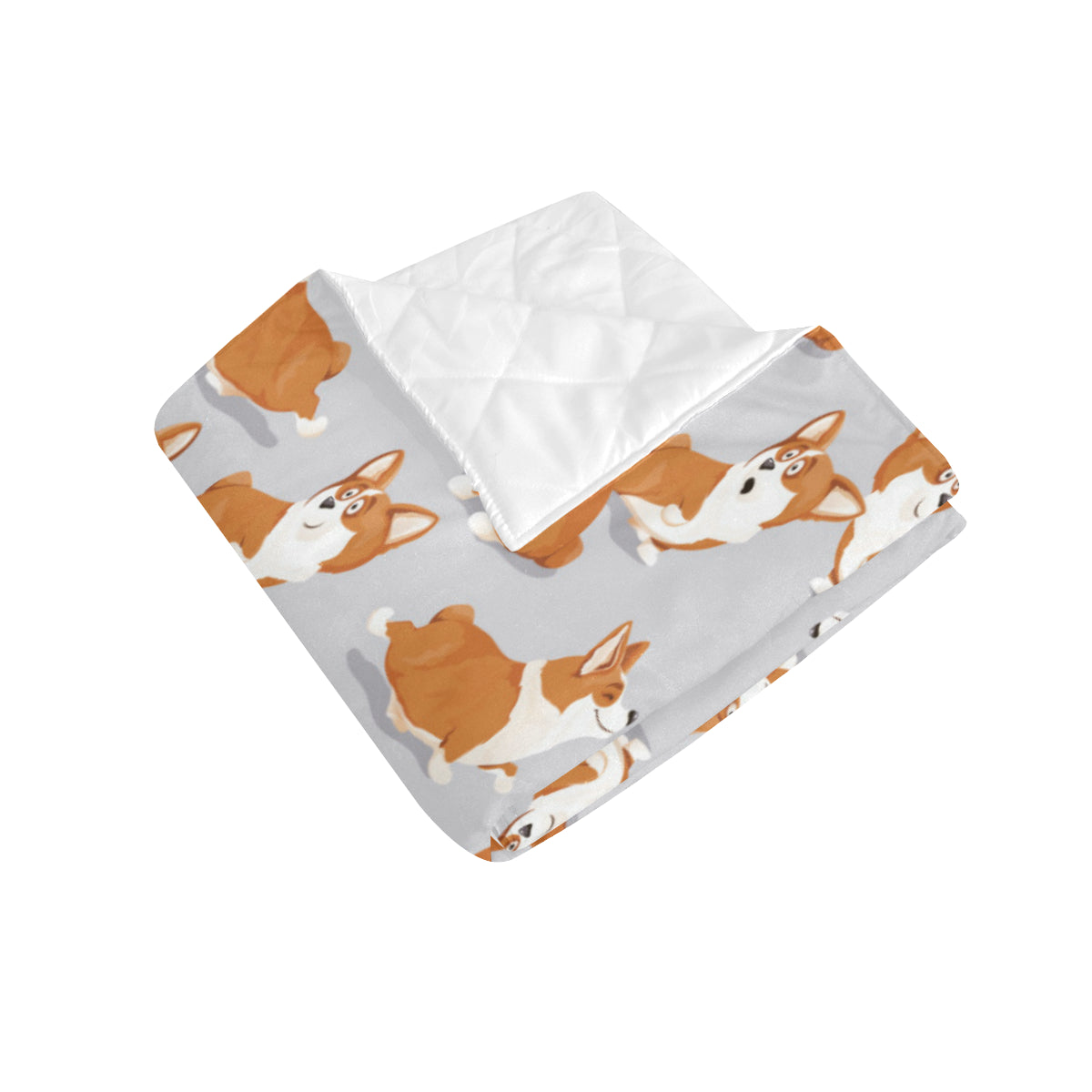 Pembroke Welsh Corgis Pattern Print Design A04 Premium Quilt