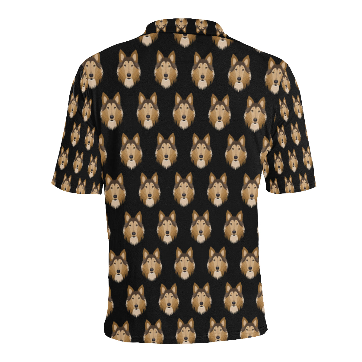 Collies Pattern Print Design 01 Men Polo Shirt