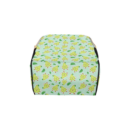 Avocado Pattern Print Design AC011 Diaper Bag Backpack