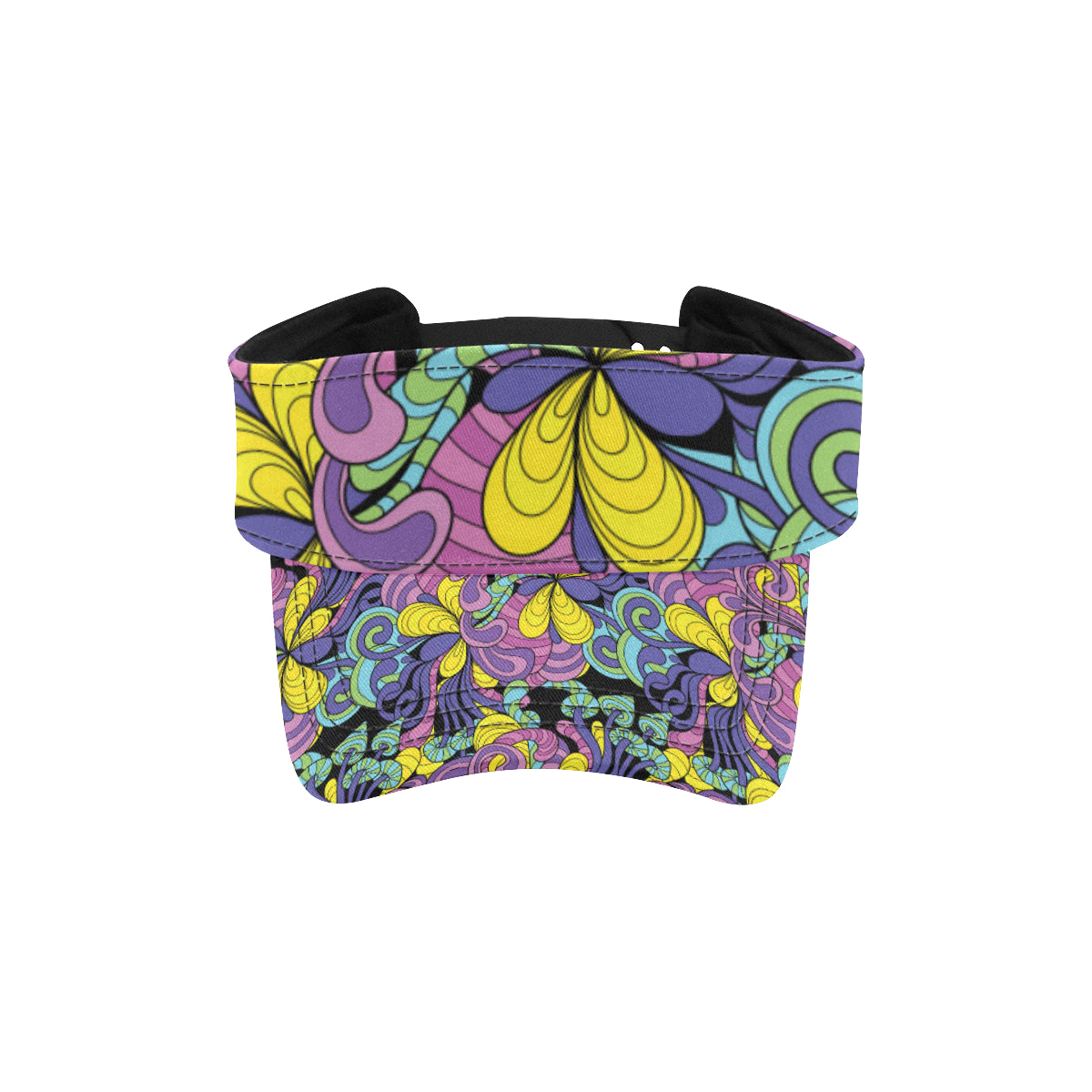 Psychedelic Pattern Print Design A04 Unisex Sun Visor