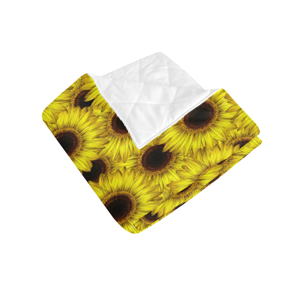 Sunflower Pattern Print Design SF011 Premium Quilt