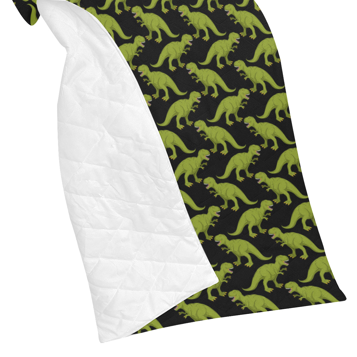 T Rex Pattern Print Design A02 Premium Quilt