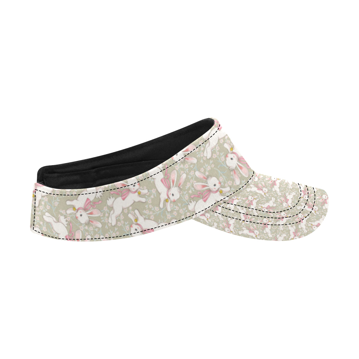 Bunny Pattern Print Design 06 Unisex Sun Visor