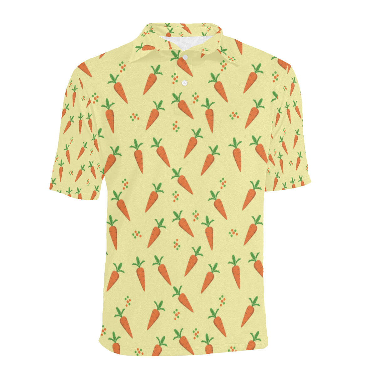 Carrot Pattern Print Design 04 Men Polo Shirt
