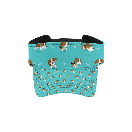 Beagle Pattern Print Design 05 Unisex Sun Visor