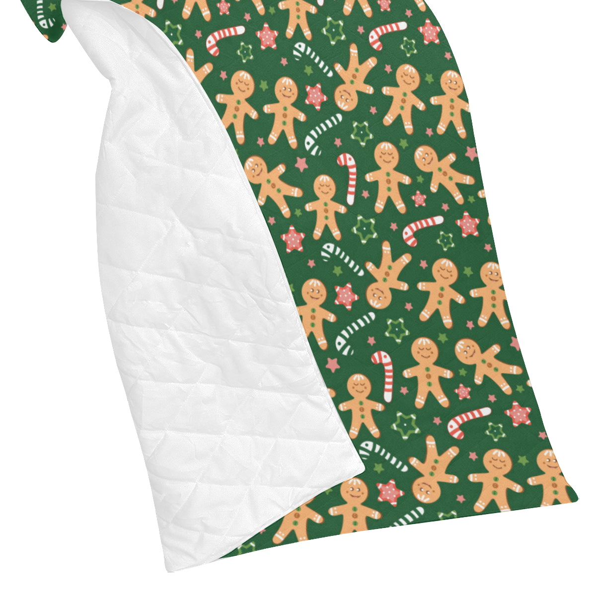 Gingerbread Pattern Print Design 04 Premium Quilt