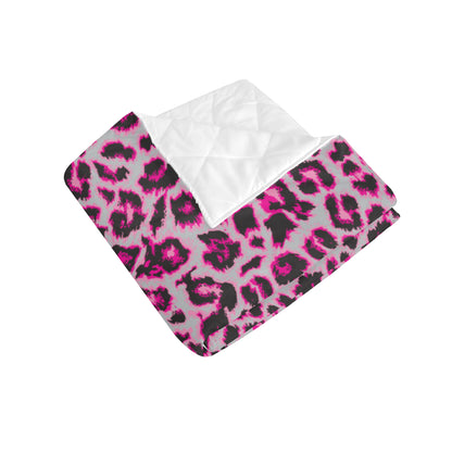 Leopard Pattern Print Design 02 Premium Quilt