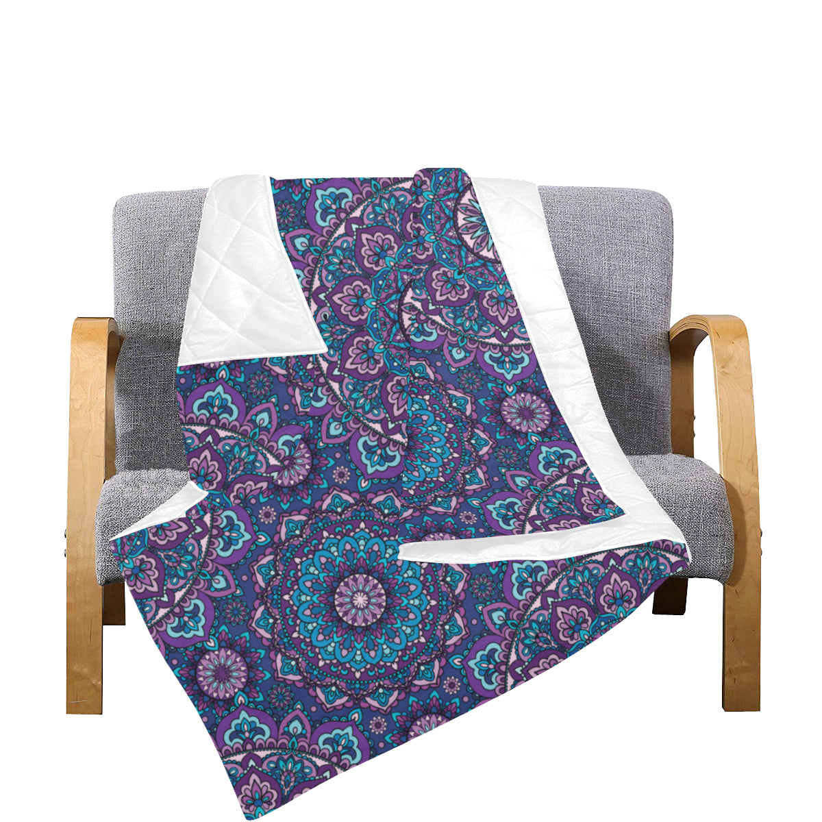 Medallion Pattern Print Design 05 Premium Quilt