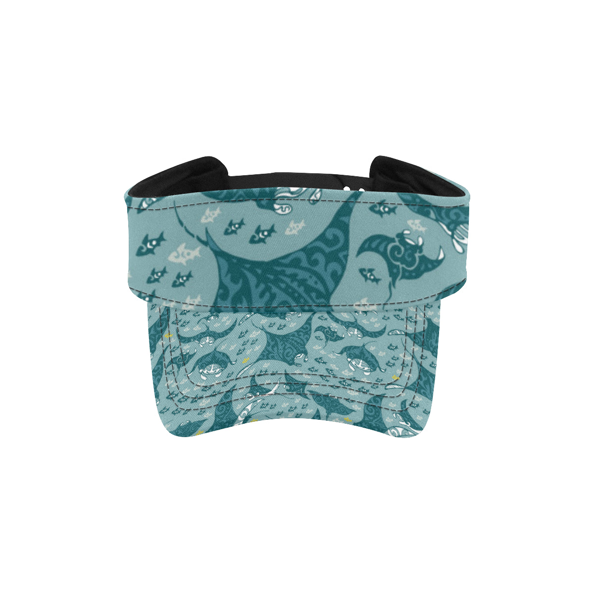 Manta Ray Tribal Pattern Print Design 03 Unisex Sun Visor