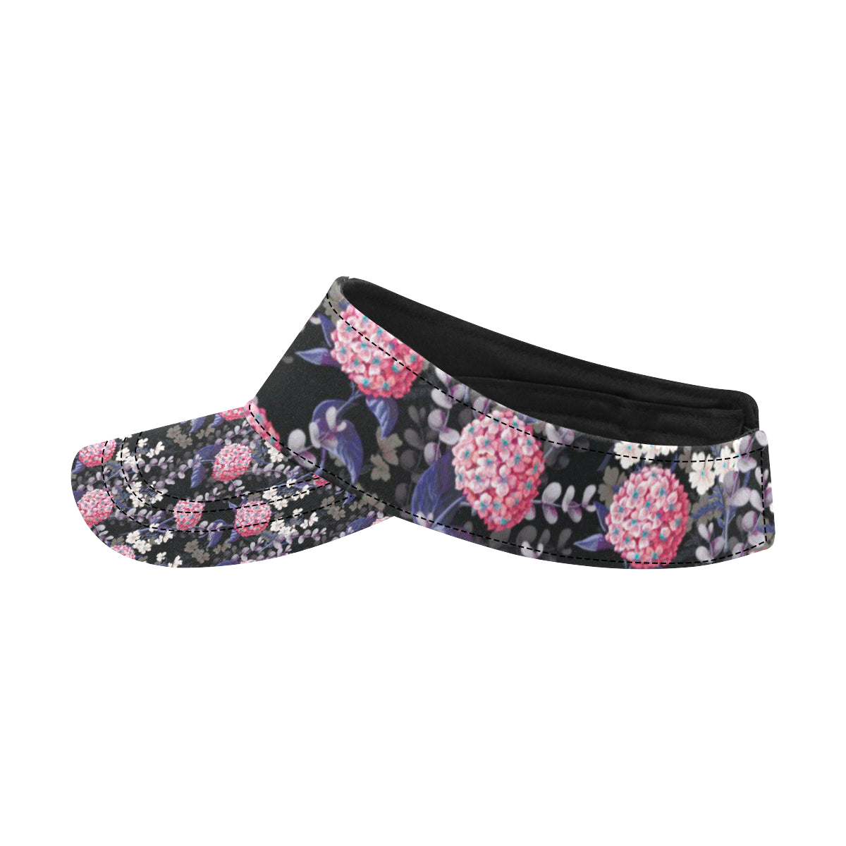 Hydrangea Pattern Print Design HD04 Unisex Sun Visor