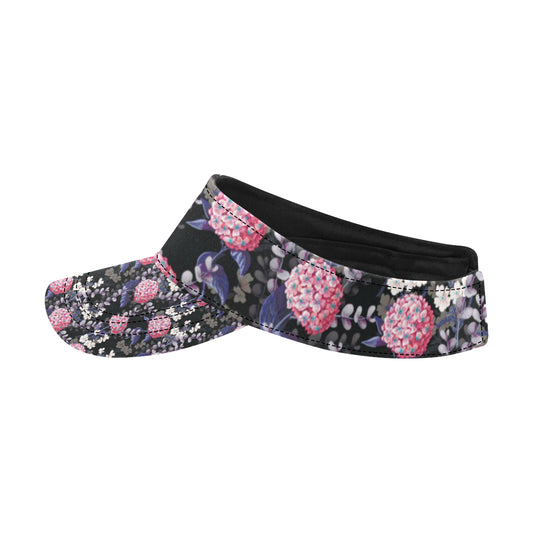 Hydrangea Pattern Print Design HD04 Unisex Sun Visor