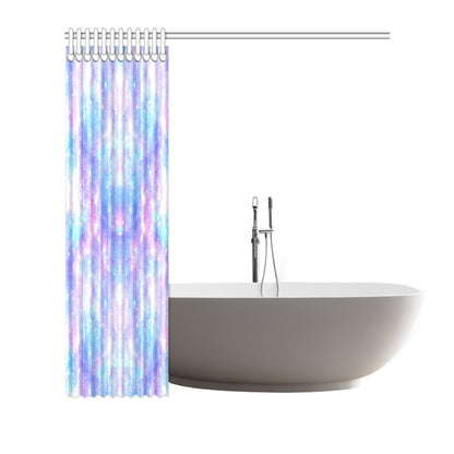 Galaxy Stardust Pastel Color Print Shower Curtain
