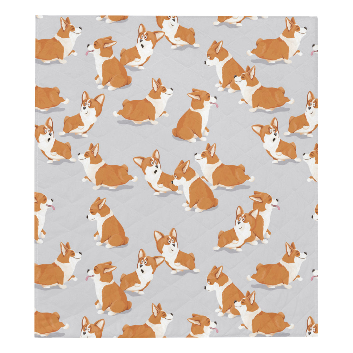 Pembroke Welsh Corgis Pattern Print Design A04 Premium Quilt