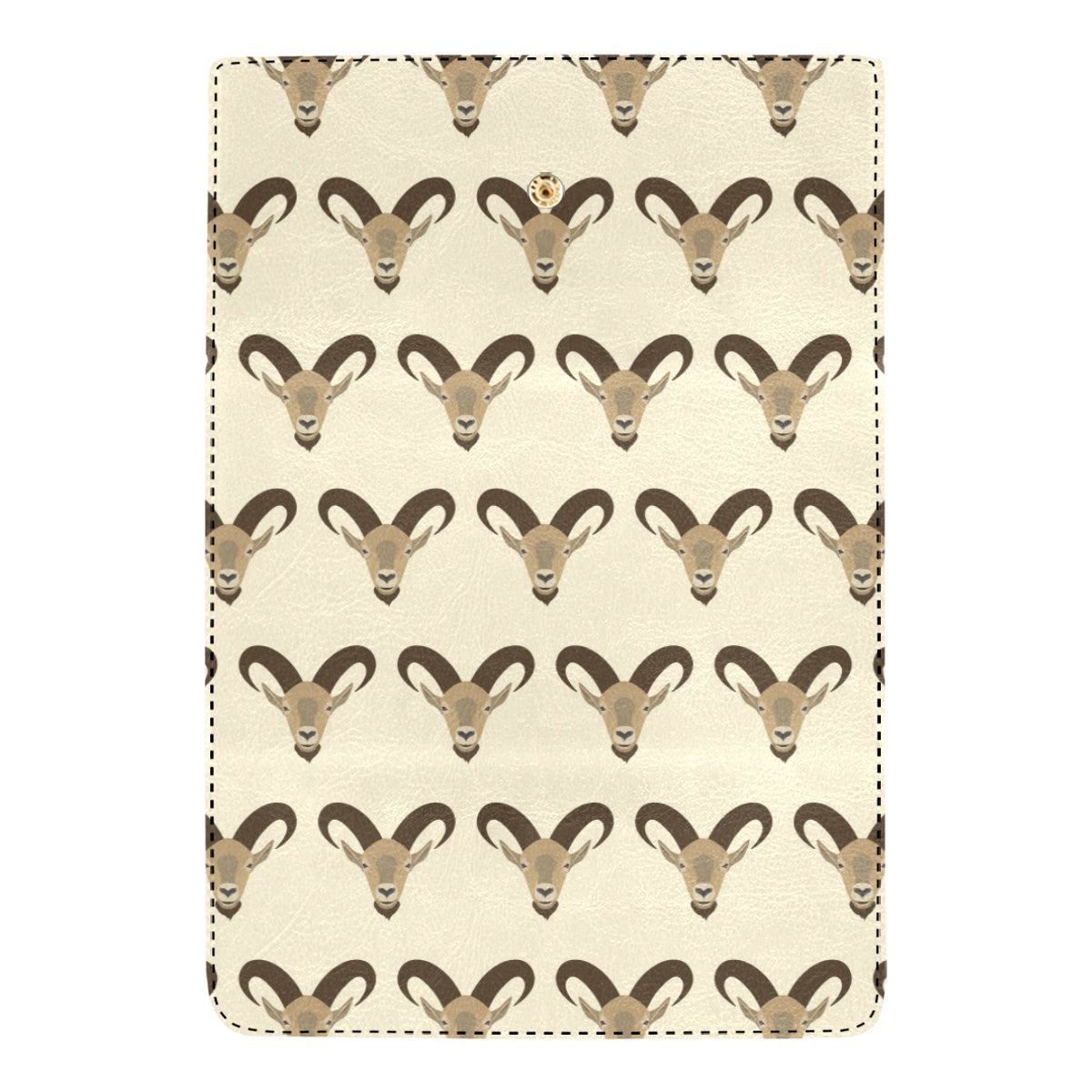 Goat Pattern Print Design 01 Women's Trifold Wallet