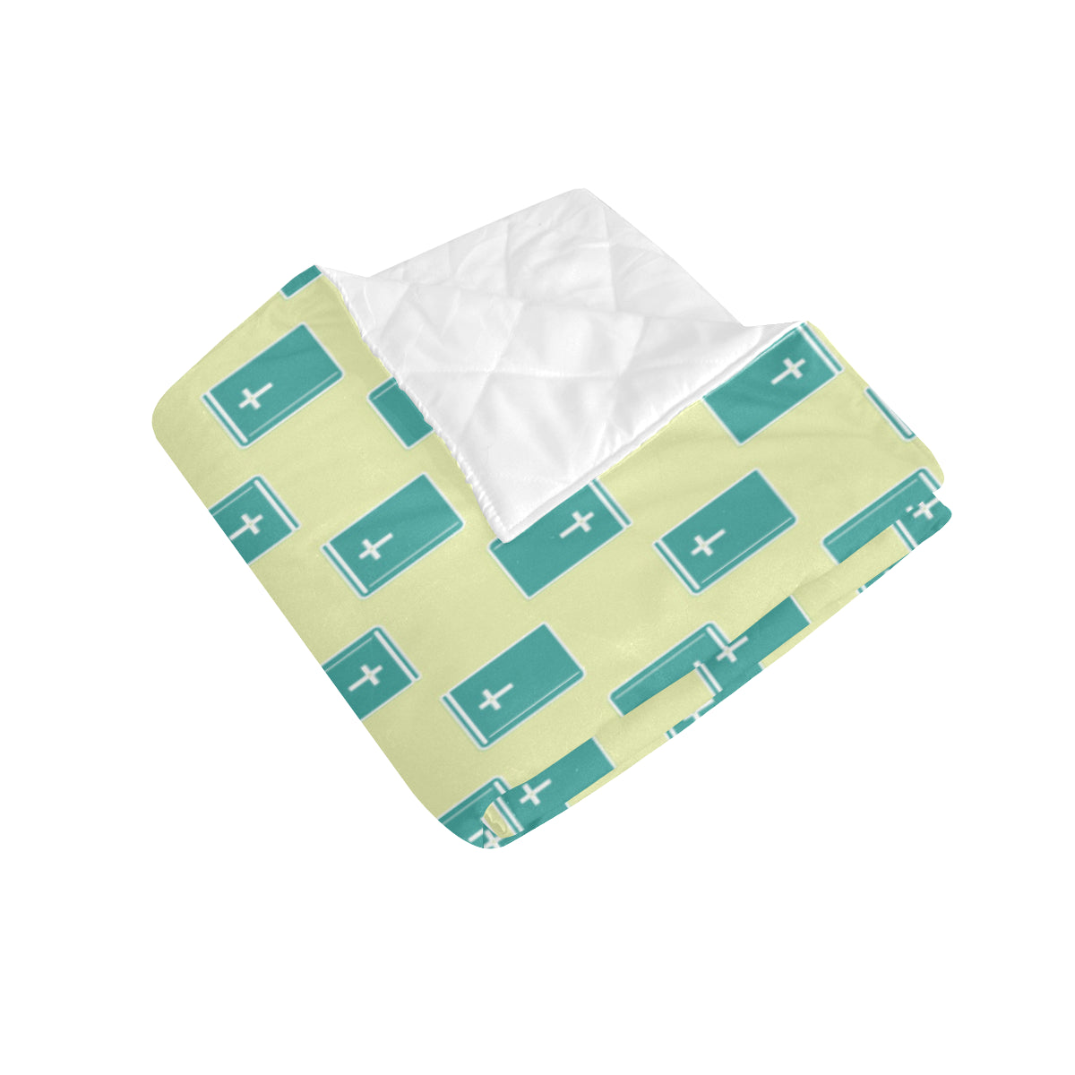 Bible Pattern Print Design 04 Premium Quilt