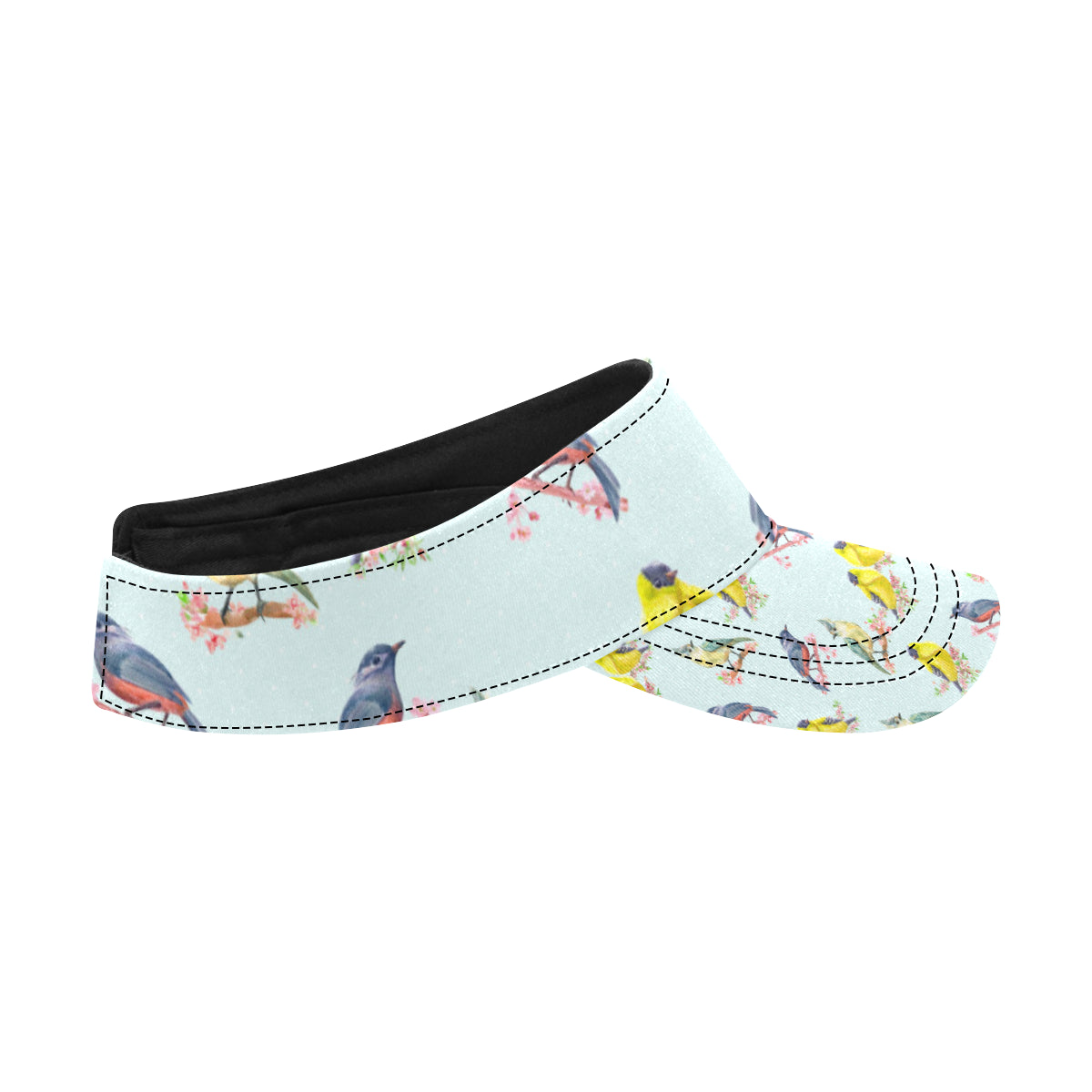 Bird Sweet Themed Print Pattern Unisex Sun Visor