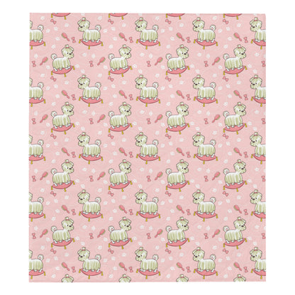 Bichons Frise Pattern Print Design 01 Premium Quilt