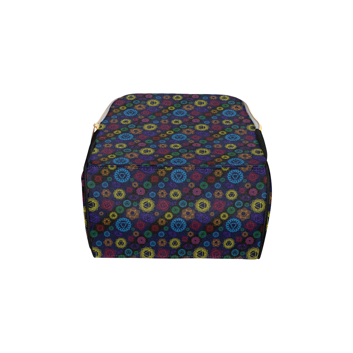 Chakra Colorful Print Pattern Diaper Bag Backpack