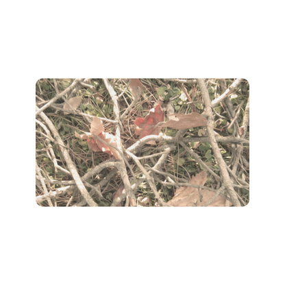 Camouflage Realistic Tree Authumn Print Rubber Doormat