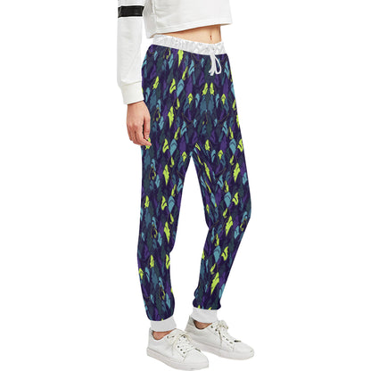 Shark Neon color Print Unisex Sweatpants