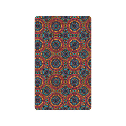 Bohemian Mandala Style Print Rubber Doormat