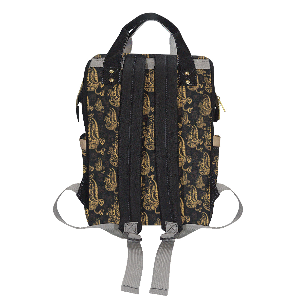Owl Tribal Polynesian Design Print Diaper Bag Backpack
