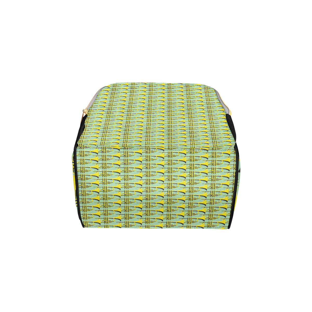 Trumpet Vintage Design Print Diaper Bag Backpack