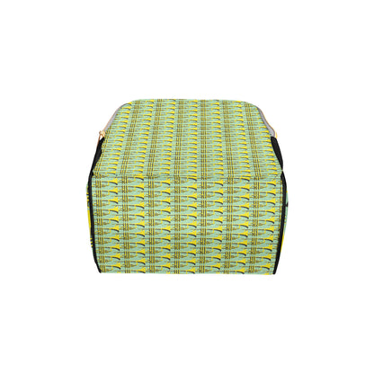 Trumpet Vintage Design Print Diaper Bag Backpack