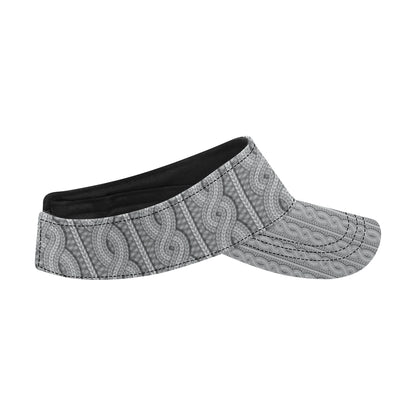 Cable Knit Pattern Print Design 01 Unisex Sun Visor