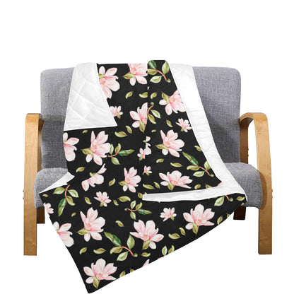 Magnolia Pattern Print Design MAG01 Premium Quilt