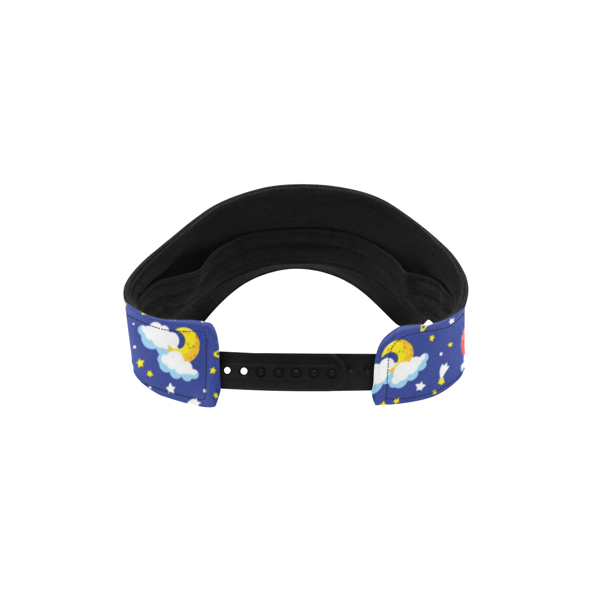 Rainbow Space Design Print Unisex Sun Visor