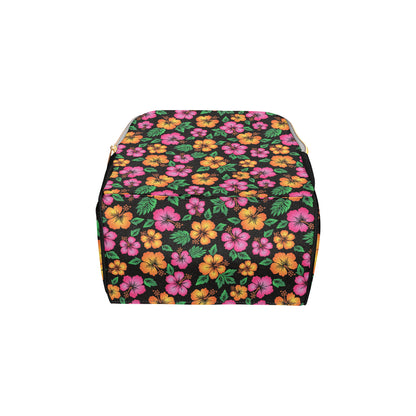 Hibiscus Pattern Print Design HB029 Diaper Bag Backpack