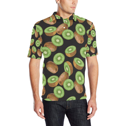 Kiwi Pattern Print Design KW03 Men Polo Shirt