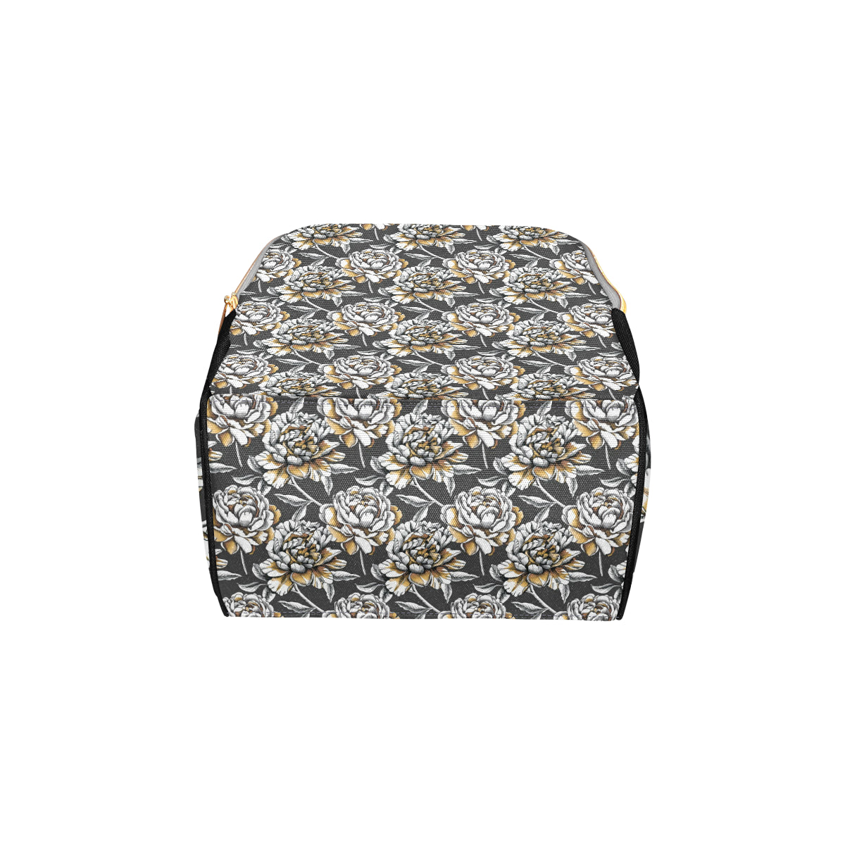 Peony Pattern Print Design PE06 Diaper Bag Backpack