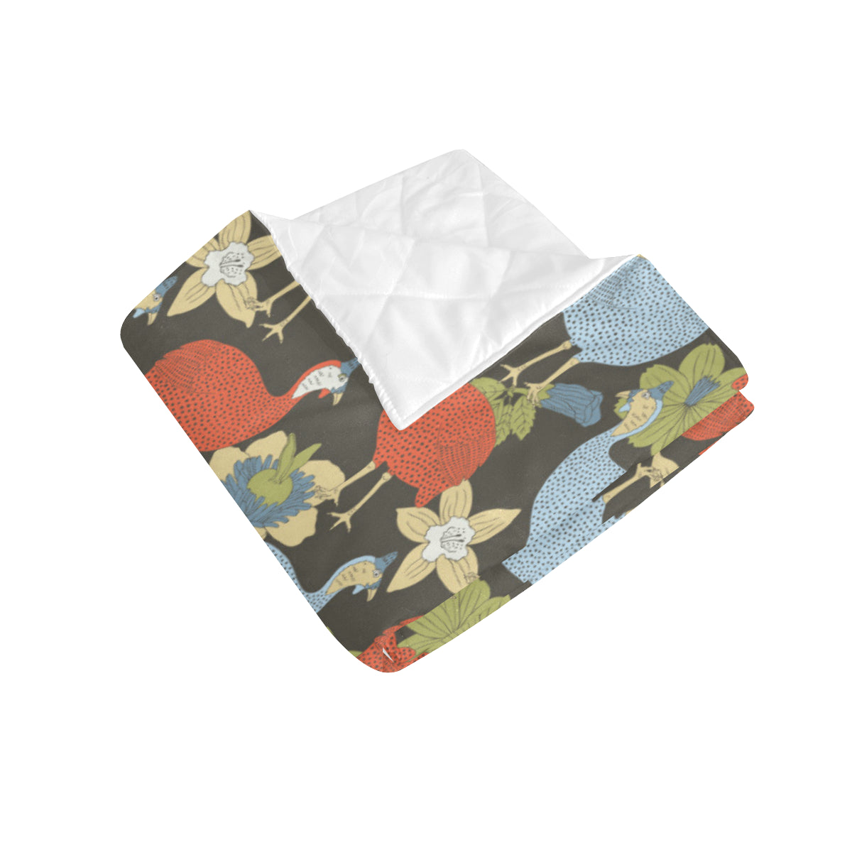 Guinea Fowl Pattern Print Design 02 Premium Quilt
