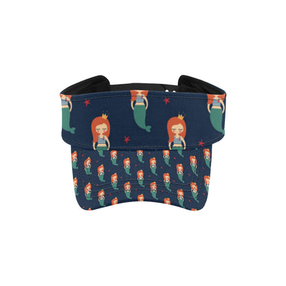 Mermaid Girl Pattern Print Design 01 Unisex Sun Visor