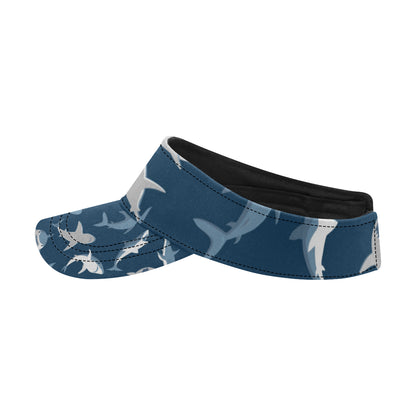 Shark Action Pattern Unisex Sun Visor