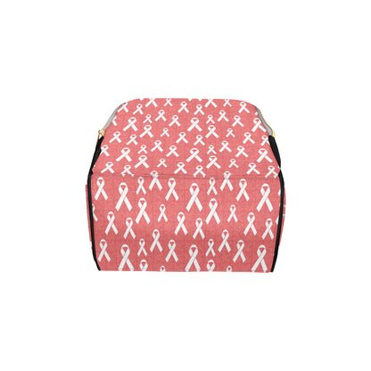 Autism Awareness Ribbon Design Print Diaper Bag Backpack