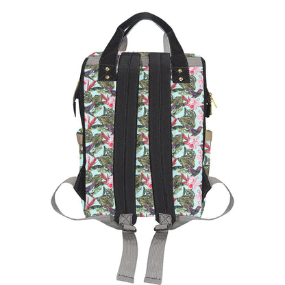 Hummingbird Cute Themed Print Diaper Bag Backpack